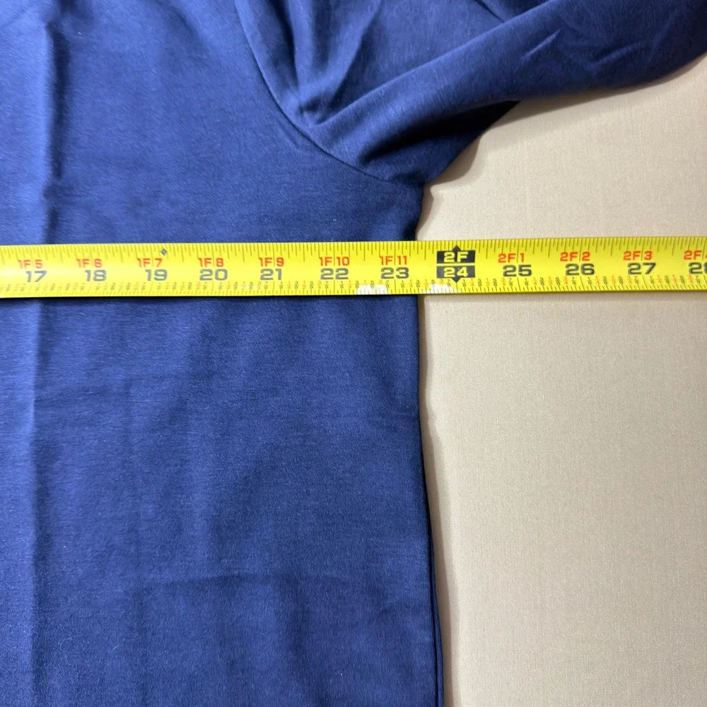 NEW BananaRepublic Luxury-Touch Long-Sleeve T-Shirt Navy Blue‎ XL 873604-03-1